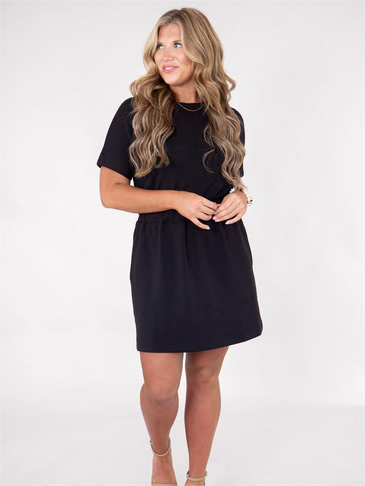 Shapeladies® AirEssentials Cinched T-Shirt Dress