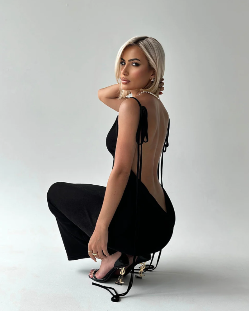 Shapeladies® Backless Maxi Dress