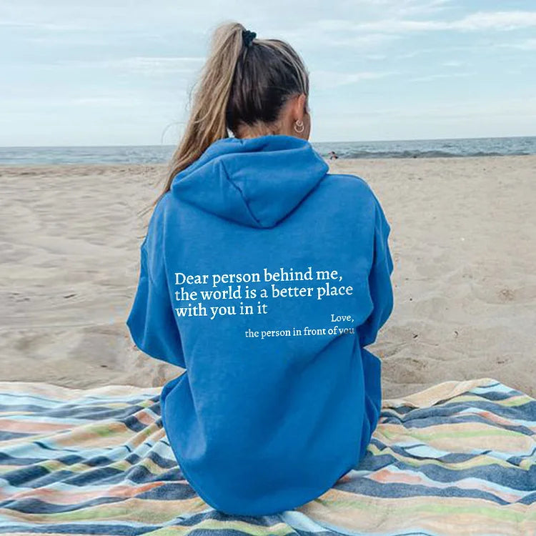 Shapeladies® Dear Person Behind Me Sweatshirt