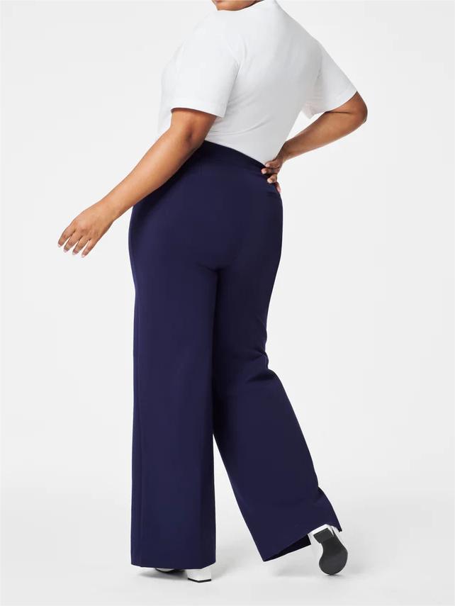 SlimChic Wide Button Trousers