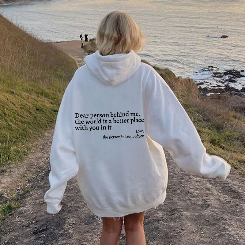 Shapeladies® Dear Person Behind Me Sweatshirt